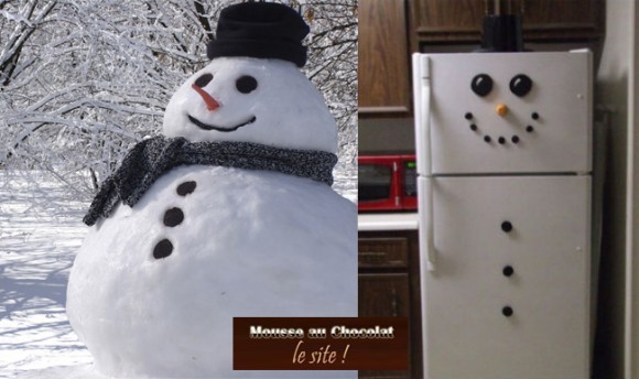 snowman et mousse au chocolat