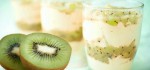 Mousse au chocolat blanc au Kiwi