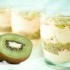 Mousse au chocolat blanc au Kiwi