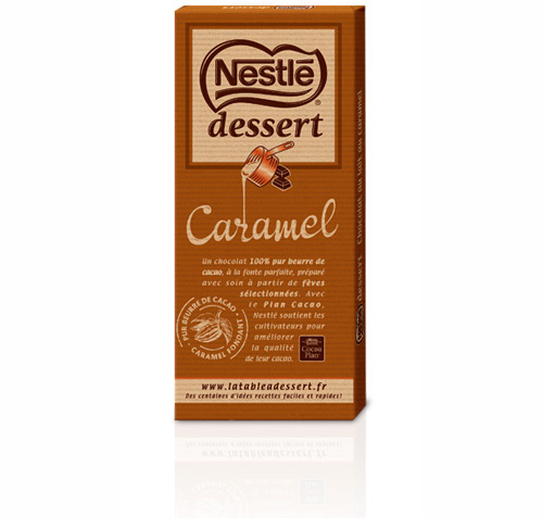 mousse au chocolat caramel