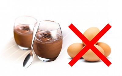 Mousse au chocolat sans œuf
